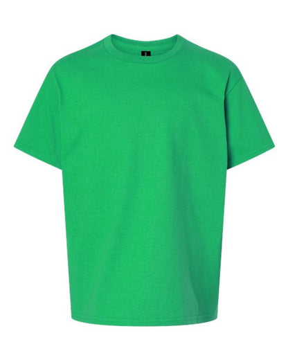 Gildan Ultra Cotton® Youth T-Shirt 2000B Iris Custom Embroidered Business Logo