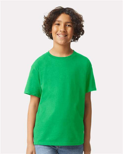 Custom Embroidered  Gildan Ultra Cotton® Youth T-Shirt 2000B Irish Green