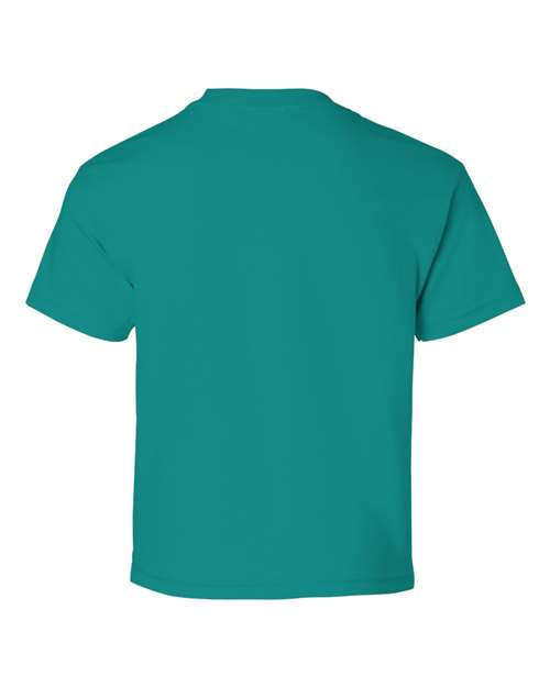 Gildan Ultra Cotton® Youth T-Shirt 2000B Jade Dome Custom Embroidered Business Logo