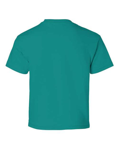 Gildan Ultra Cotton® Youth T-Shirt 2000B Jade Dome Custom Embroidered Business Logo