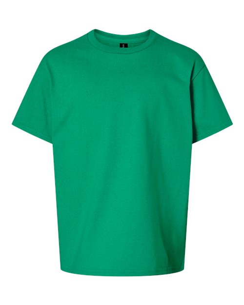 Gildan Ultra Cotton® Youth T-Shirt 2000B Jade Dome Custom Embroidered Business Logo