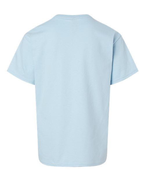 Gildan Ultra Cotton® Youth T-Shirt 2000B Kelly Green Custom Embroidered Business Logo