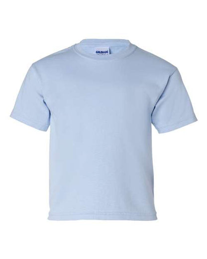 Gildan Ultra Cotton® Youth T-Shirt 2000B Light Blue Custom Embroidered Business Logo