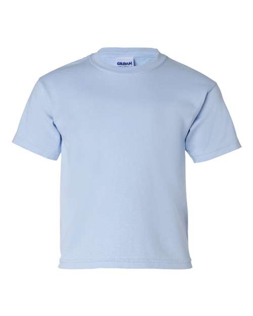 Gildan Ultra Cotton® Youth T-Shirt 2000B Light Blue Custom Embroidered Business Logo