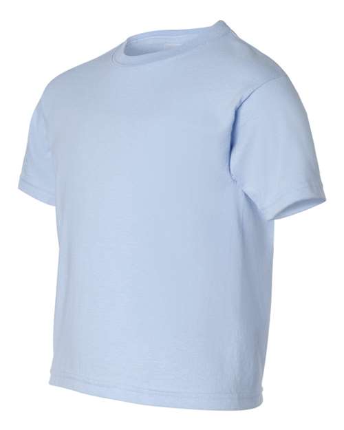 Gildan Ultra Cotton® Youth T-Shirt 2000B Light Blue Custom Embroidered Business Logo