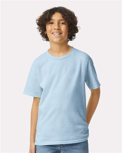 Custom Embroidered  Gildan Ultra Cotton® Youth T-Shirt 2000B Light Blue