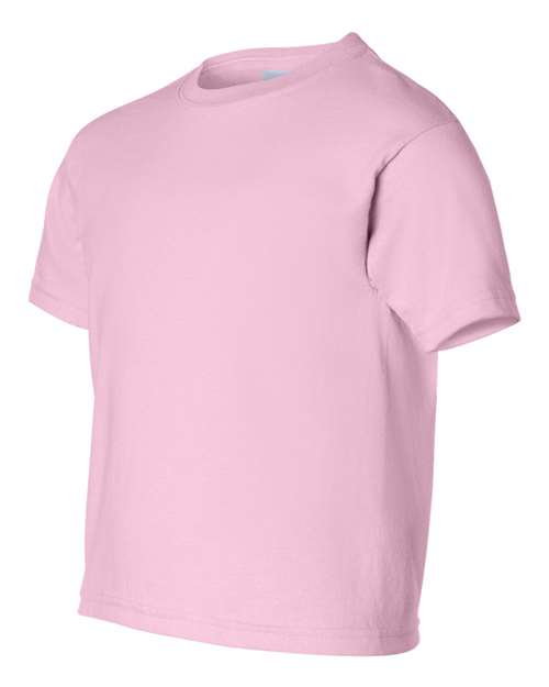 Gildan Ultra Cotton® Youth T-Shirt 2000B Light Pink Custom Embroidered Business Logo