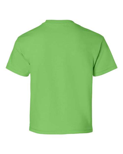 Gildan Ultra Cotton® Youth T-Shirt 2000B Lime Custom Embroidered Business Logo