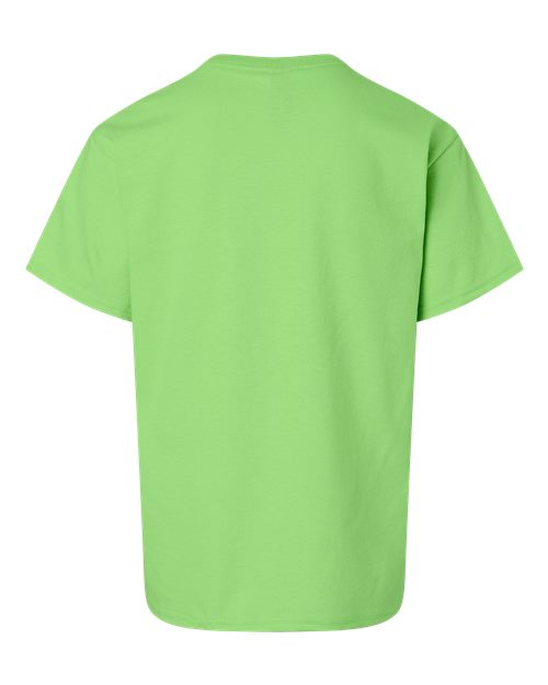 Gildan Ultra Cotton® Youth T-Shirt 2000B Light Pink Custom Embroidered Business Logo