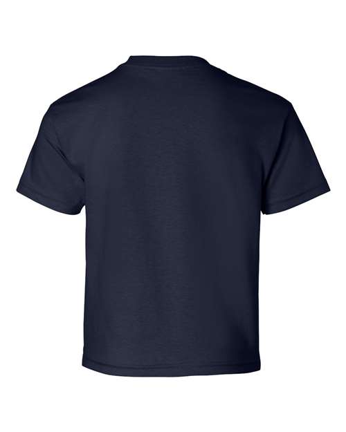 Gildan Ultra Cotton® Youth T-Shirt 2000B Navy Custom Embroidered Business Logo