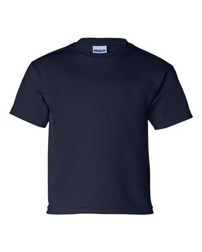 Gildan Ultra Cotton® Youth T-Shirt 2000B Navy Custom Embroidered Business Logo