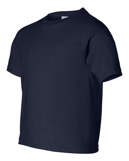 Gildan Ultra Cotton® Youth T-Shirt 2000B Navy Custom Embroidered Business Logo