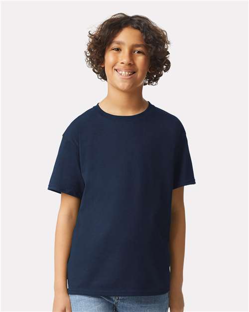 Custom Embroidered  Gildan Ultra Cotton® Youth T-Shirt 2000B Navy