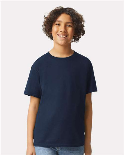 Custom Embroidered  Gildan Ultra Cotton® Youth T-Shirt 2000B Navy