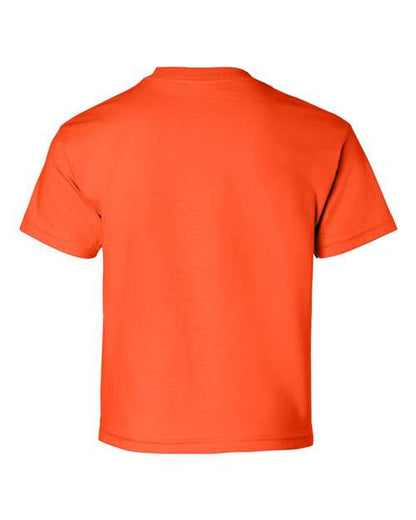 Gildan Ultra Cotton® Youth T-Shirt 2000B Orange Custom Embroidered Business Logo