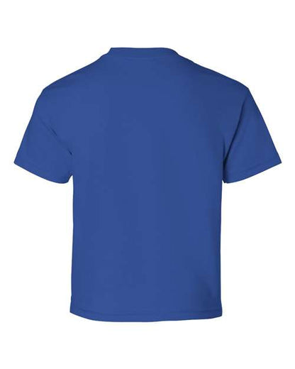 Gildan Ultra Cotton® Youth T-Shirt 2000B Royal Custom Embroidered Business Logo