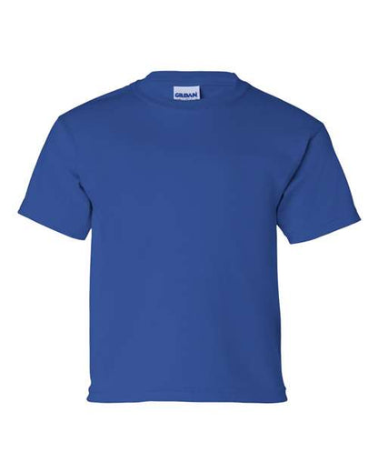 Gildan Ultra Cotton® Youth T-Shirt 2000B Royal Custom Embroidered Business Logo