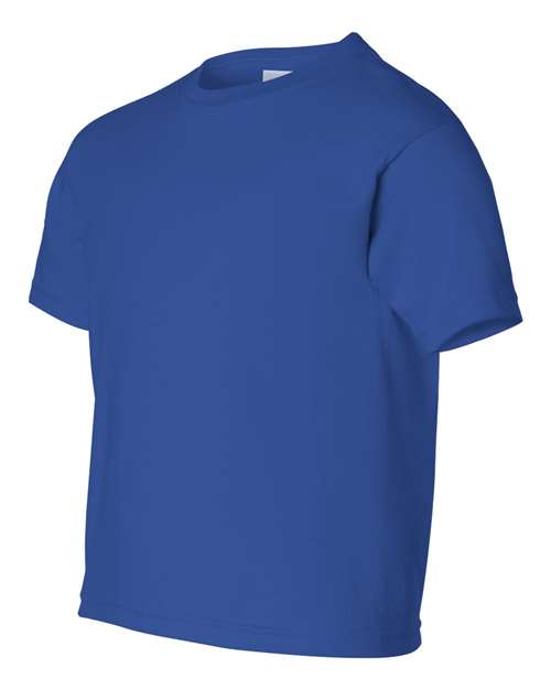 Gildan Ultra Cotton® Youth T-Shirt 2000B Royal Custom Embroidered Business Logo
