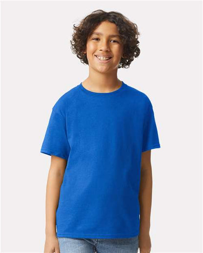 Custom Embroidered  Gildan Ultra Cotton® Youth T-Shirt 2000B Royal