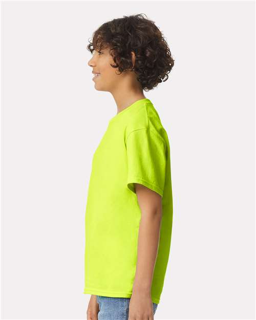 Gildan Ultra Cotton® Youth T-Shirt 2000B Safety Green