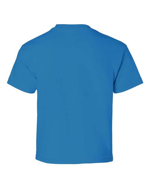 Gildan Ultra Cotton® Youth T-Shirt 2000B Sapphire Custom Embroidered Business Logo