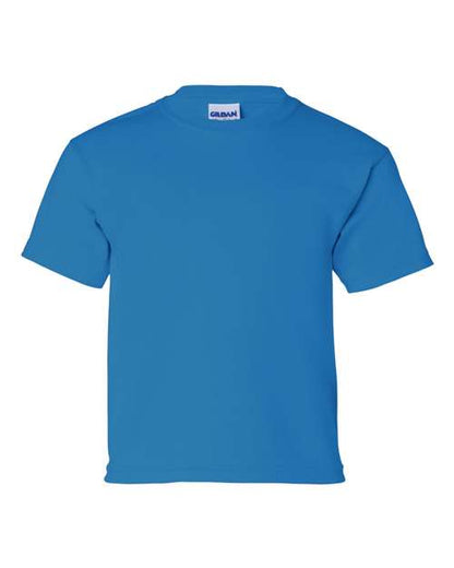 Gildan Ultra Cotton® Youth T-Shirt 2000B Sapphire Custom Embroidered Business Logo