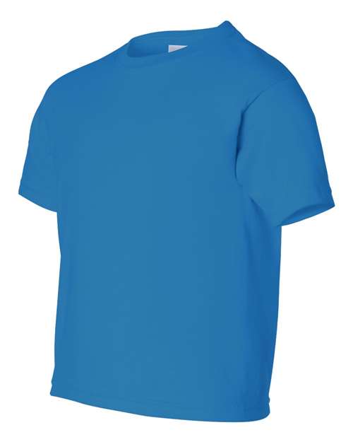 Gildan Ultra Cotton® Youth T-Shirt 2000B Sapphire Custom Embroidered Business Logo