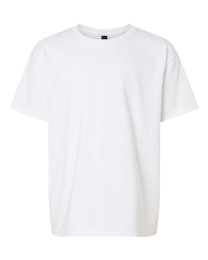 Gildan Ultra Cotton® Youth T-Shirt 2000B Sport Grey Custom Embroidered Business Logo