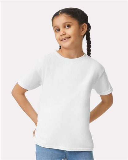 Custom Embroidered  Gildan Ultra Cotton® Youth T-Shirt 2000B White