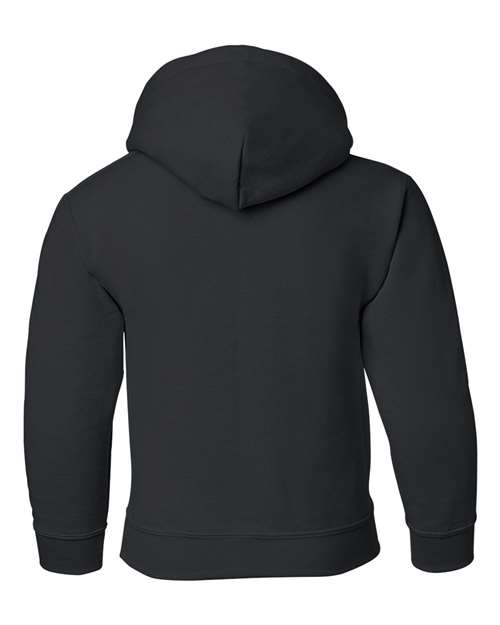 Gildan Heavy Blend™ Hooded Sweatshirt 18500 White Custom Embroidered Business Logo