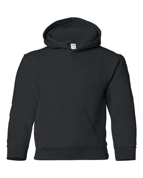 Gildan Heavy Blend™ Hooded Sweatshirt 18500 White Custom Embroidered Business Logo