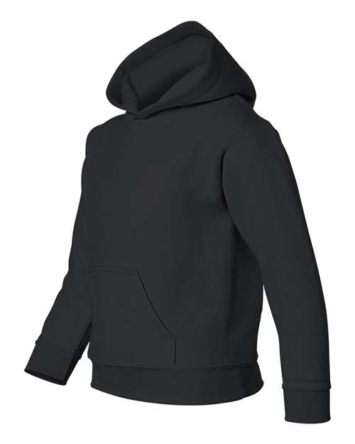 Gildan Heavy Blend™ Hooded Sweatshirt 18500 White Custom Embroidered Business Logo