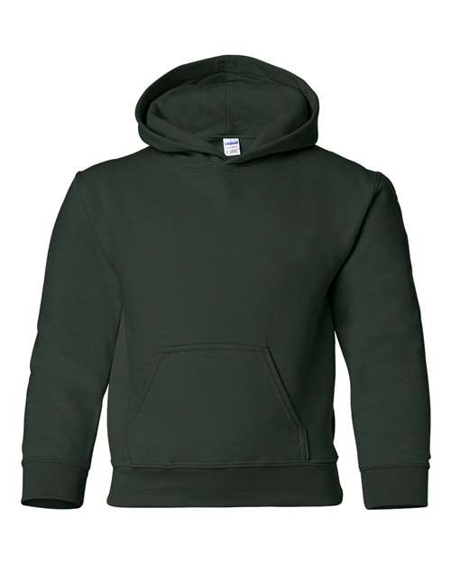 Gildan Heavy Blend™ Youth Hooded Sweatshirt 18500B Custom Embroidered Business Logo