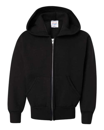Hanes EcoSmart® Youth Full-Zip Hooded Sweatshirt P480