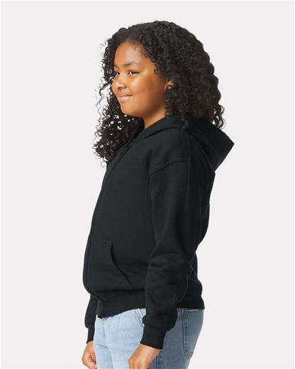 Gildan Heavy Blend™ Youth Full-Zip Hooded Sweatshirt 18600B Custom Embroidered Business Logo