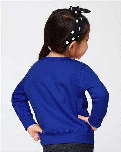 Rabbit Skins Toddler Fleece Crewneck Sweatshirt 3317