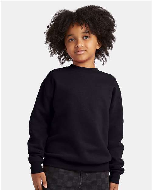 Custom Embroidered  Hanes Ecosmart® Youth Crewneck Sweatshirt P360  