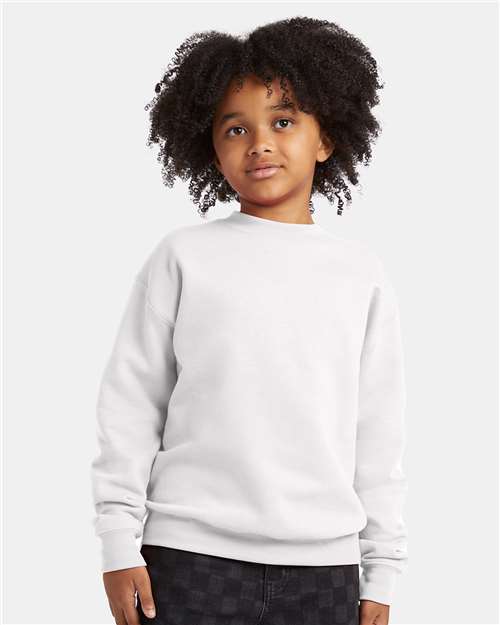 Custom Embroidered  Hanes Ecosmart® Youth Crewneck Sweatshirt P360  