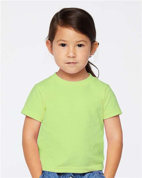 Custom Embroidered  Rabbit Skins Juvy Short Sleeve T-Shirt 3301J  