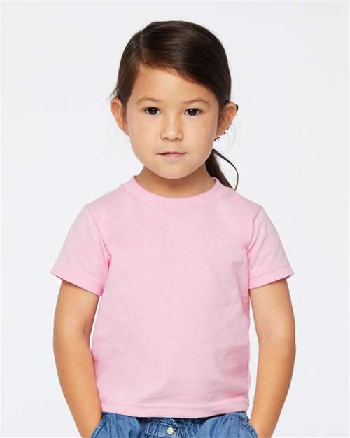 Custom Embroidered  Rabbit Skins Juvy Short Sleeve T-Shirt 3301J  