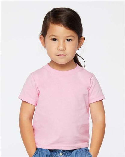 Custom Embroidered  Rabbit Skins Juvy Short Sleeve T-Shirt 3301J  