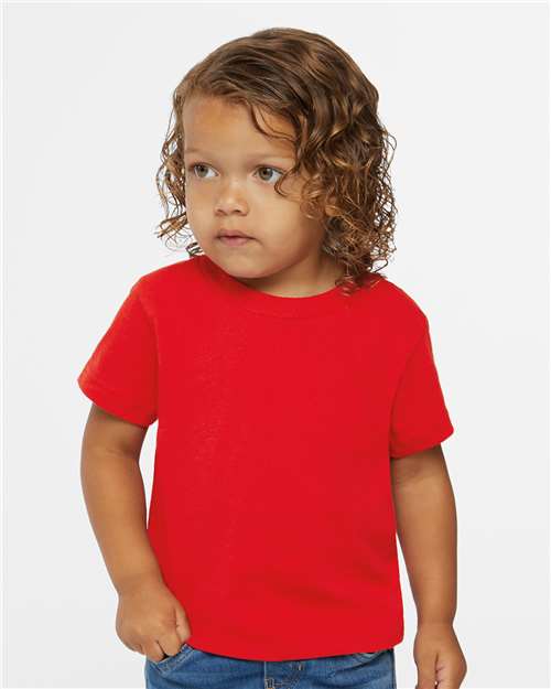 Custom Embroidered  Rabbit Skins Juvy Short Sleeve T-Shirt 3301J  