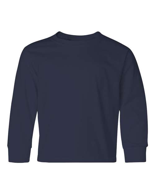 JERZEES Youth Dri-Power Long Sleeve 50/50 T-Shirt 29BLR
