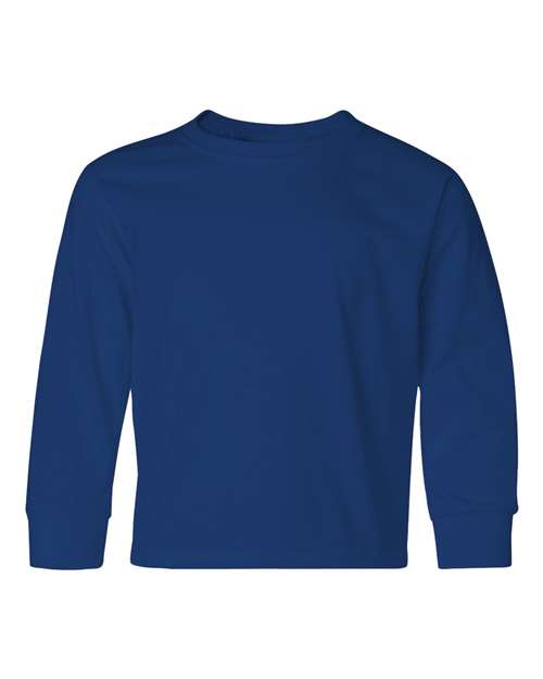 JERZEES Youth Dri-Power Long Sleeve 50/50 T-Shirt 29BLR