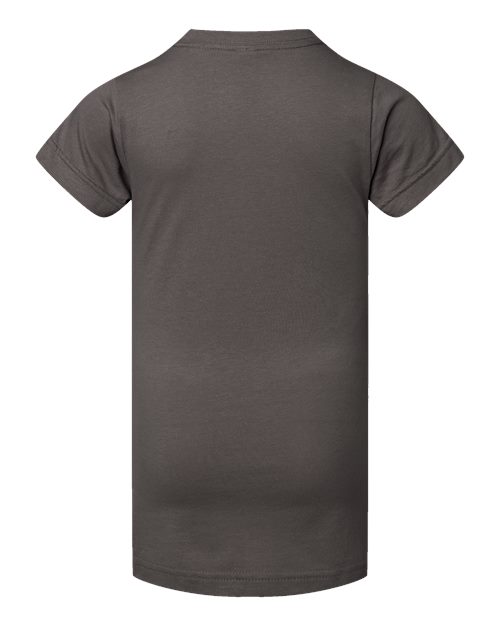 LAT Girls' Fine Jersey Tee 2616 Charcoal