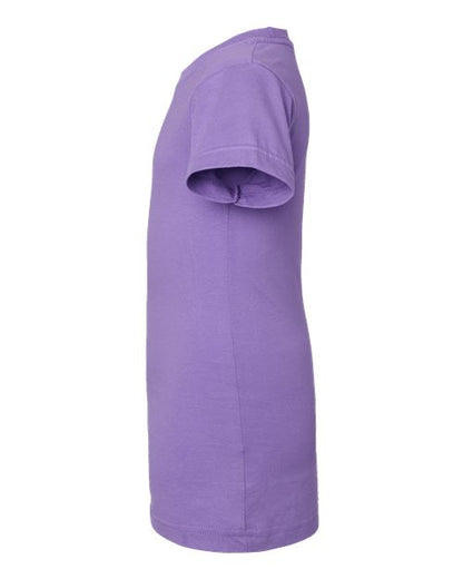 LAT Girls' Fine Jersey Tee 2616 Lavender
