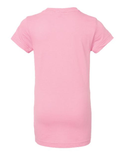 LAT Girls' Fine Jersey Tee 2616 Pink
