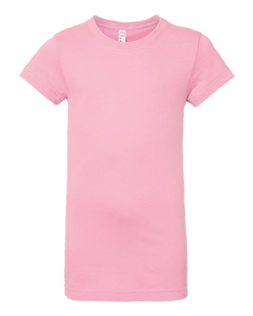 LAT Girls' Fine Jersey Tee 2616 Pink