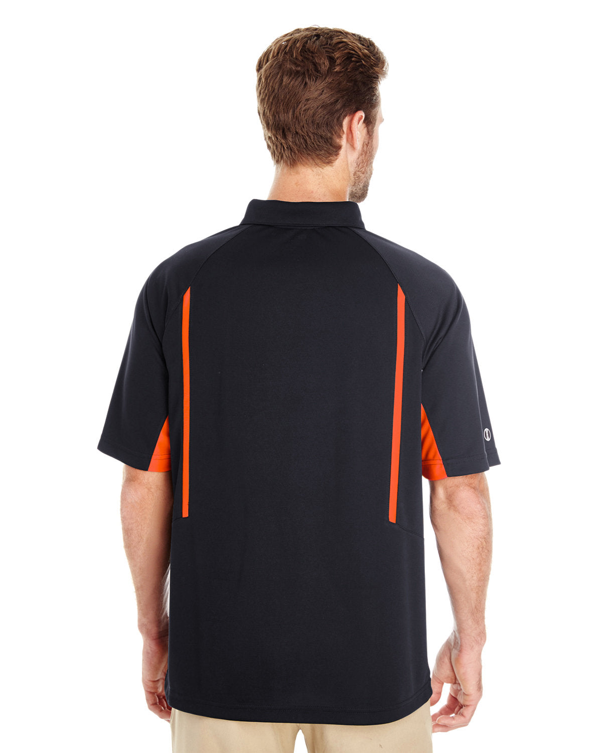 Holloway Men's Avenger Polo 222530 BLACK/ ORANGE