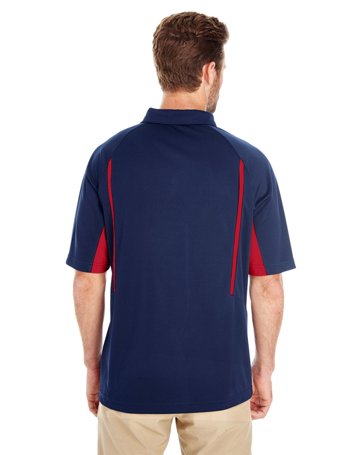 Holloway Men's Avenger Polo 222530 NAVY/ SCARLET